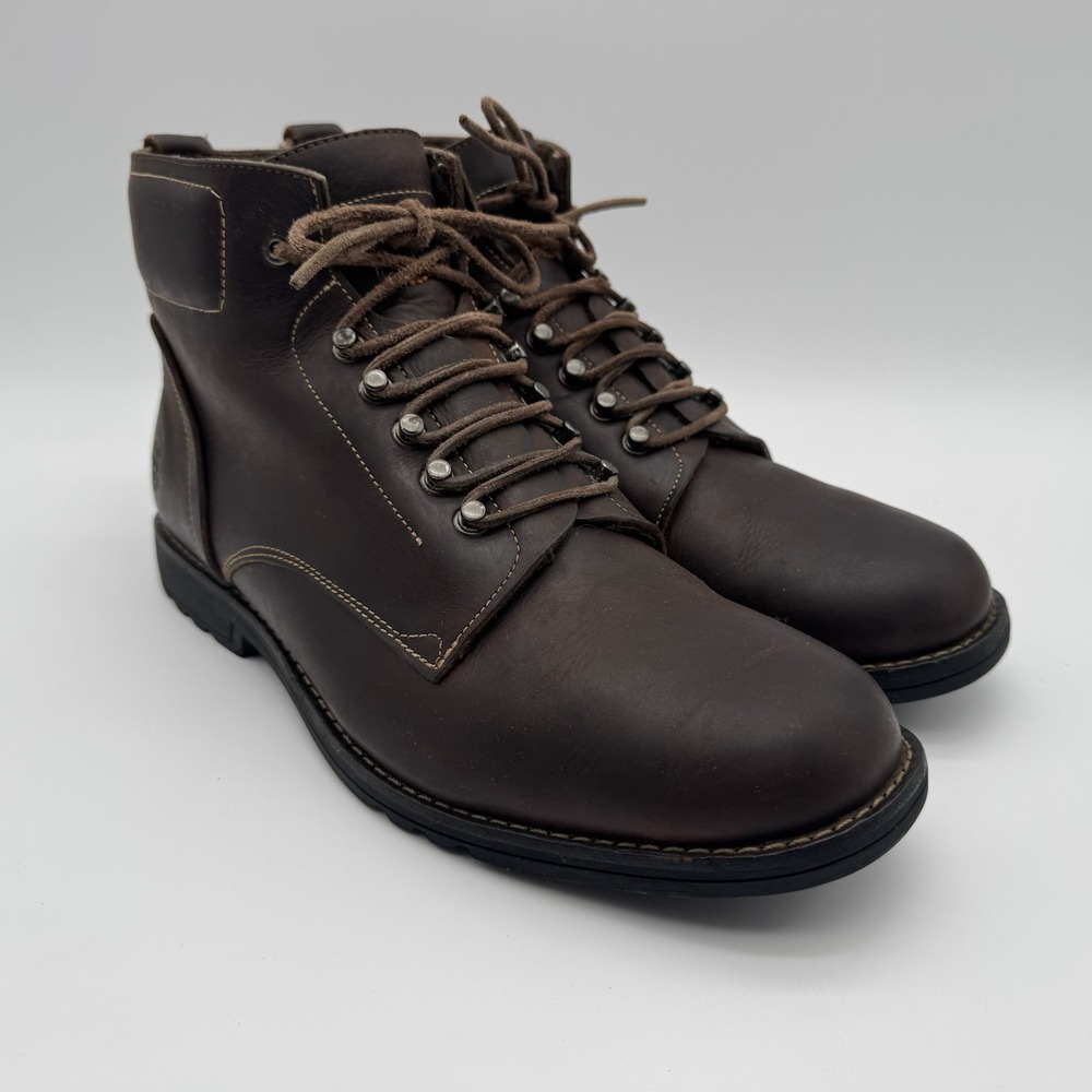 Timberland Men's Size 12M 37518‎ Brown Leather Waterproof Hunting Hiking Boots